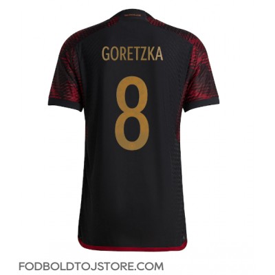 Tyskland Leon Goretzka #8 Udebanetrøje VM 2022 Kortærmet